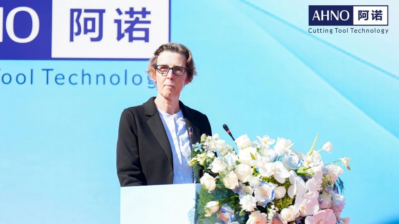 山特维克集团SMS总裁Nadine发言