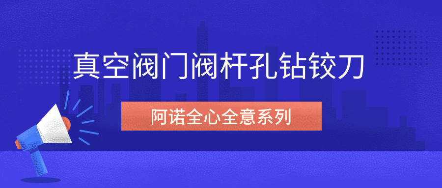 阿诺全心全意系列--真空阀门阀杆孔钻铰刀